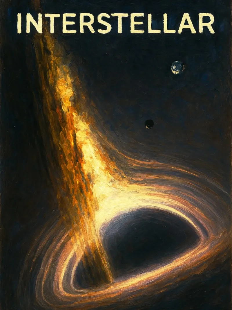Interstellar pittura immaginazione vettoriale ridisegnare acquerello poster da SIQAYA
