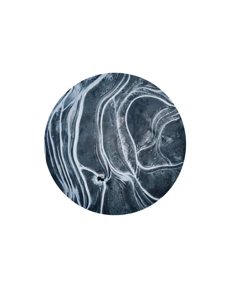 Entiteit Abstract, zwart-wit Scandinavisch textuurlijnen canvas met Baklijst van 83oranges