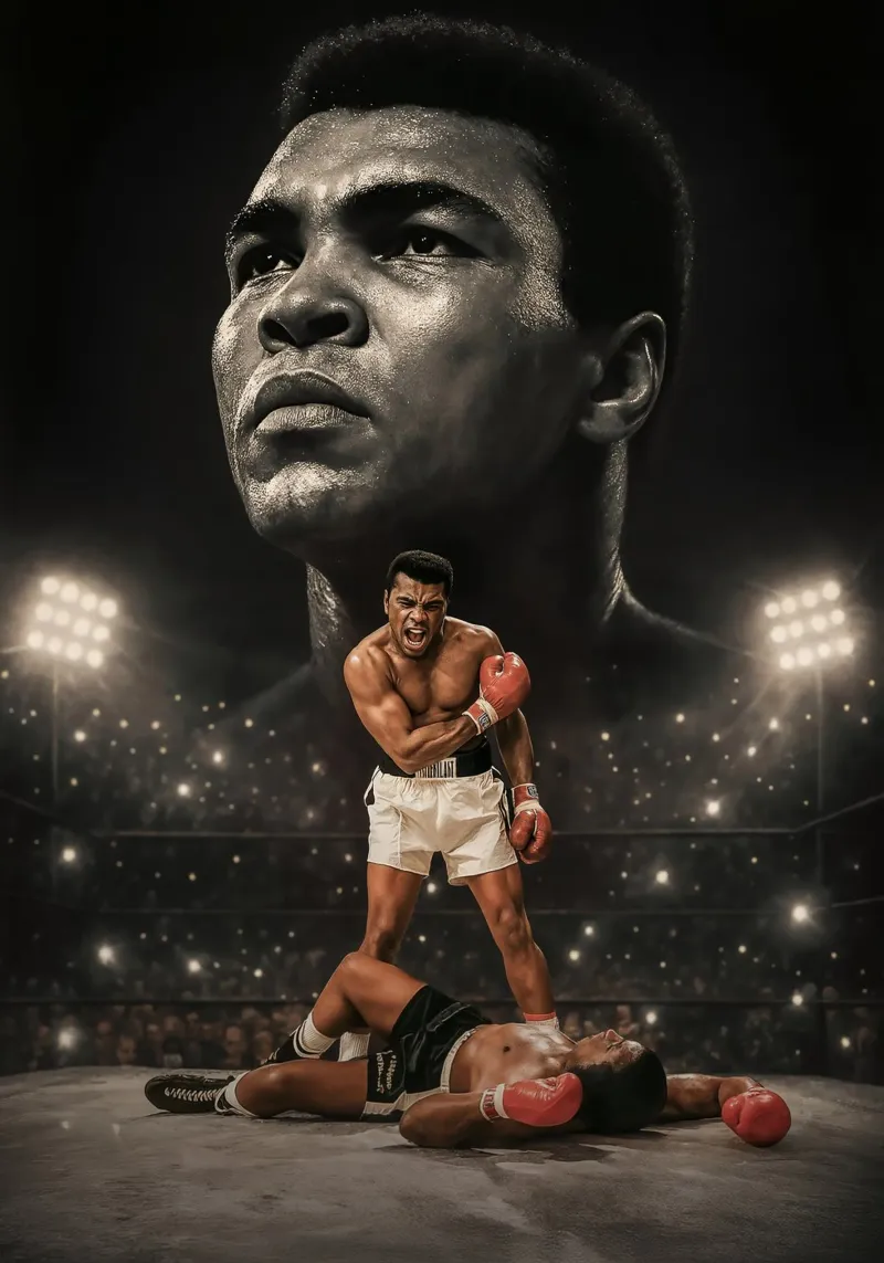 Muhammad Ali - The Greatest of all Time pellicola backlit da Lootprint