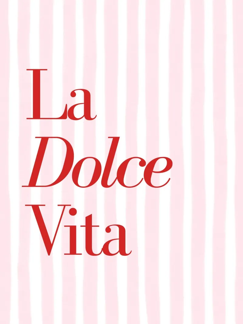 La Dolce Vita, Italy Print poster da TheCocktailClub