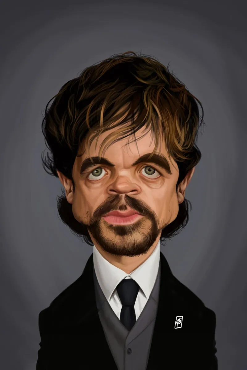 Peter Dinklage pellicola backlit da Rob Art | Illustration