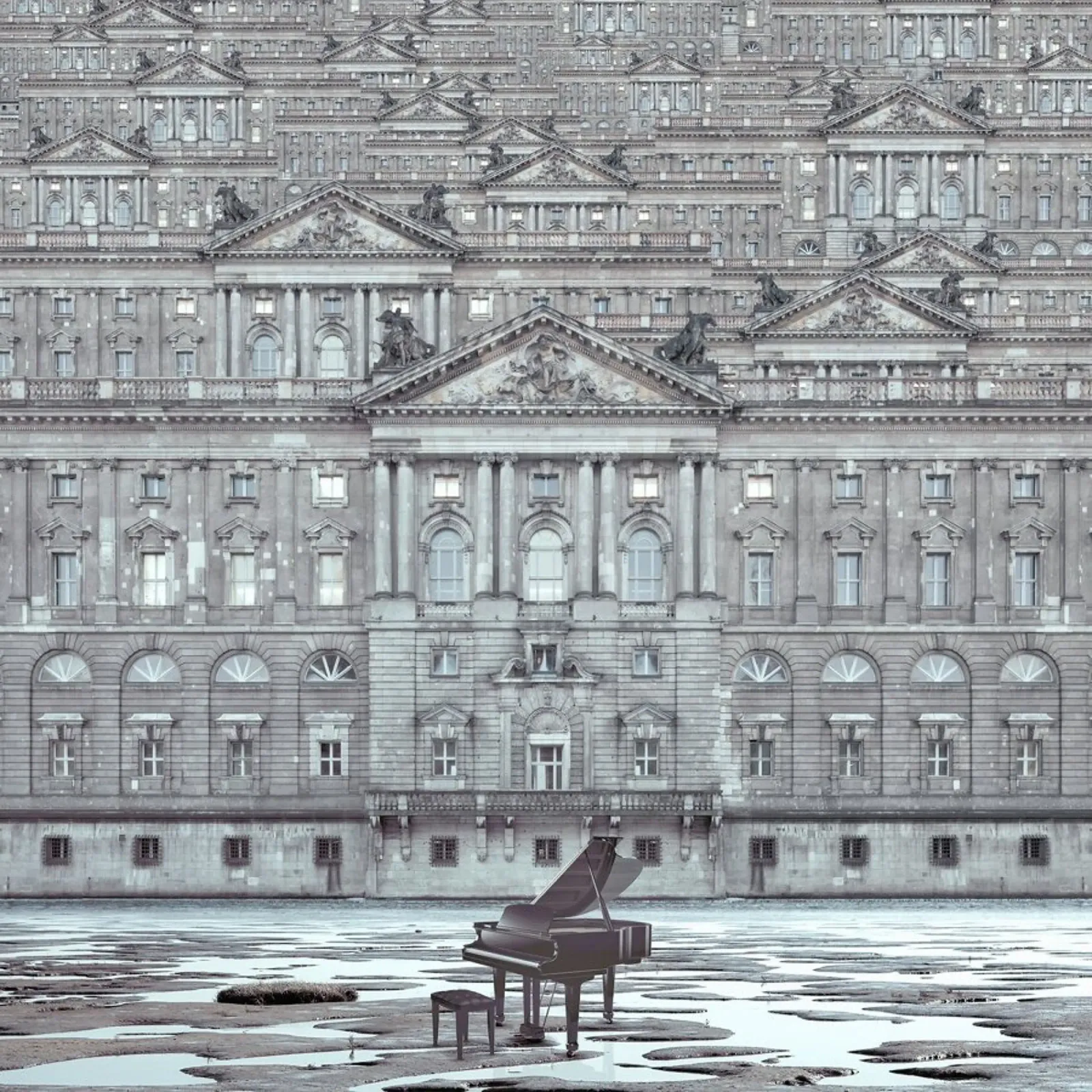 Symphony Gates poster con telaio in alluminio da Eugene Soloviev