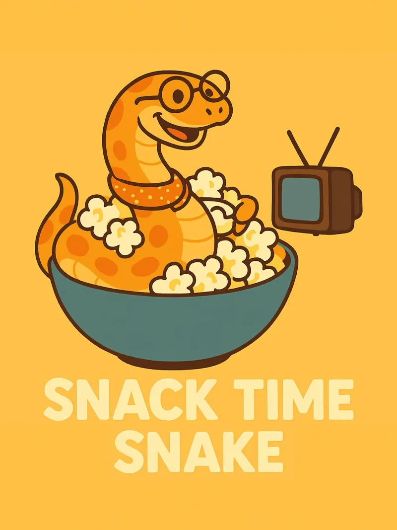 Funny Snake Meme canvas with Floater frame by Funny Humor Art