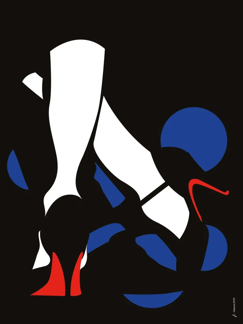 Tango alluminio dibond da Fabienne Petit