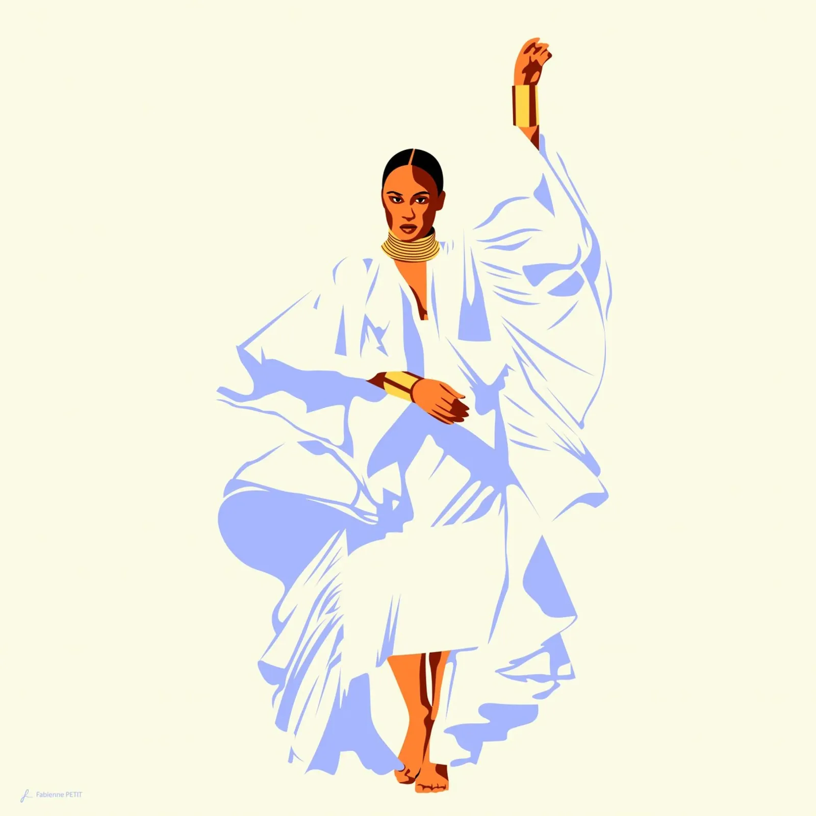 Afro Rumba poster da Fabienne Petit