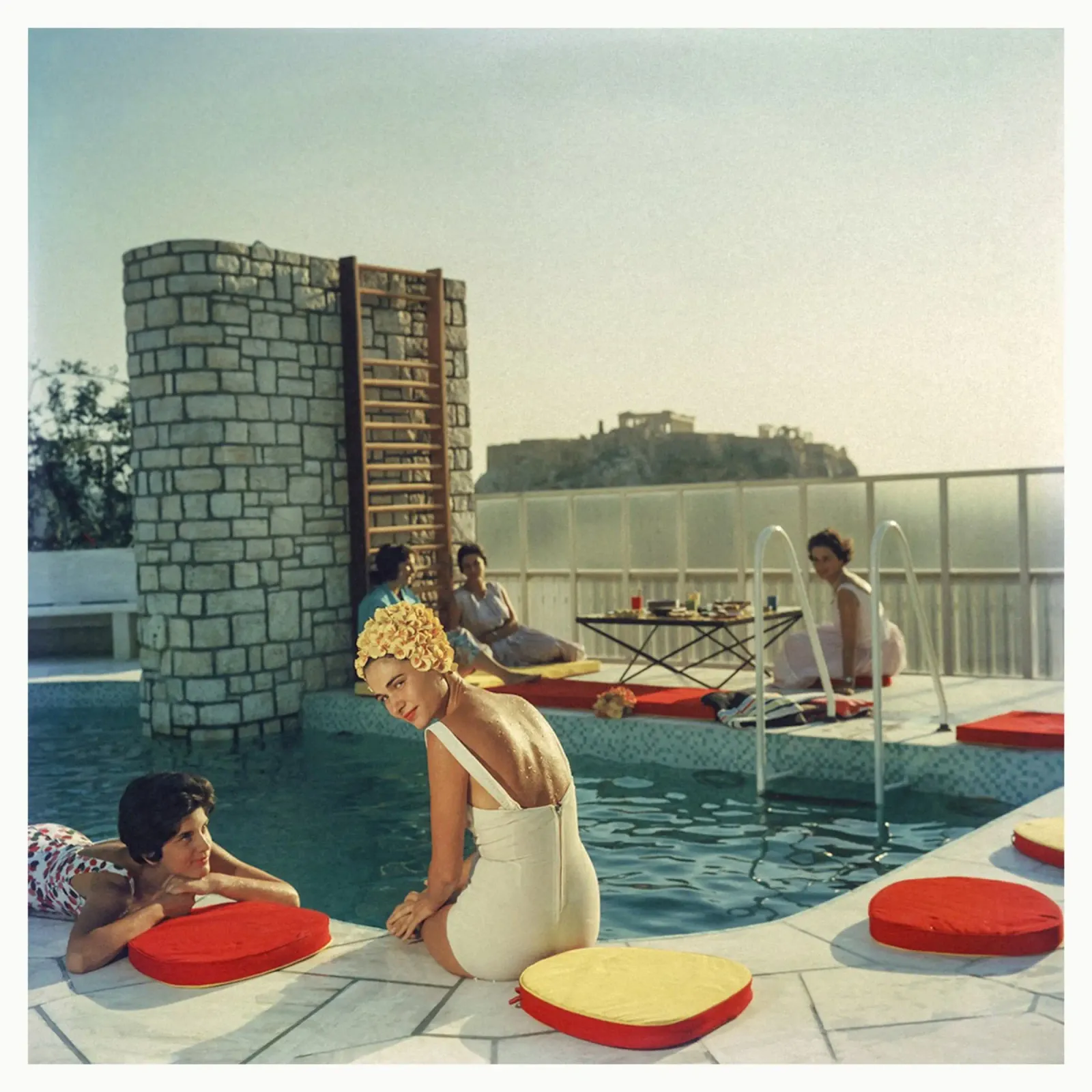 Slim Aarons Penthouse Pool alu-dibond by Carinaprint