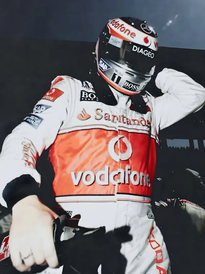 Fernando Alonso pellicola backlit da Low poly art