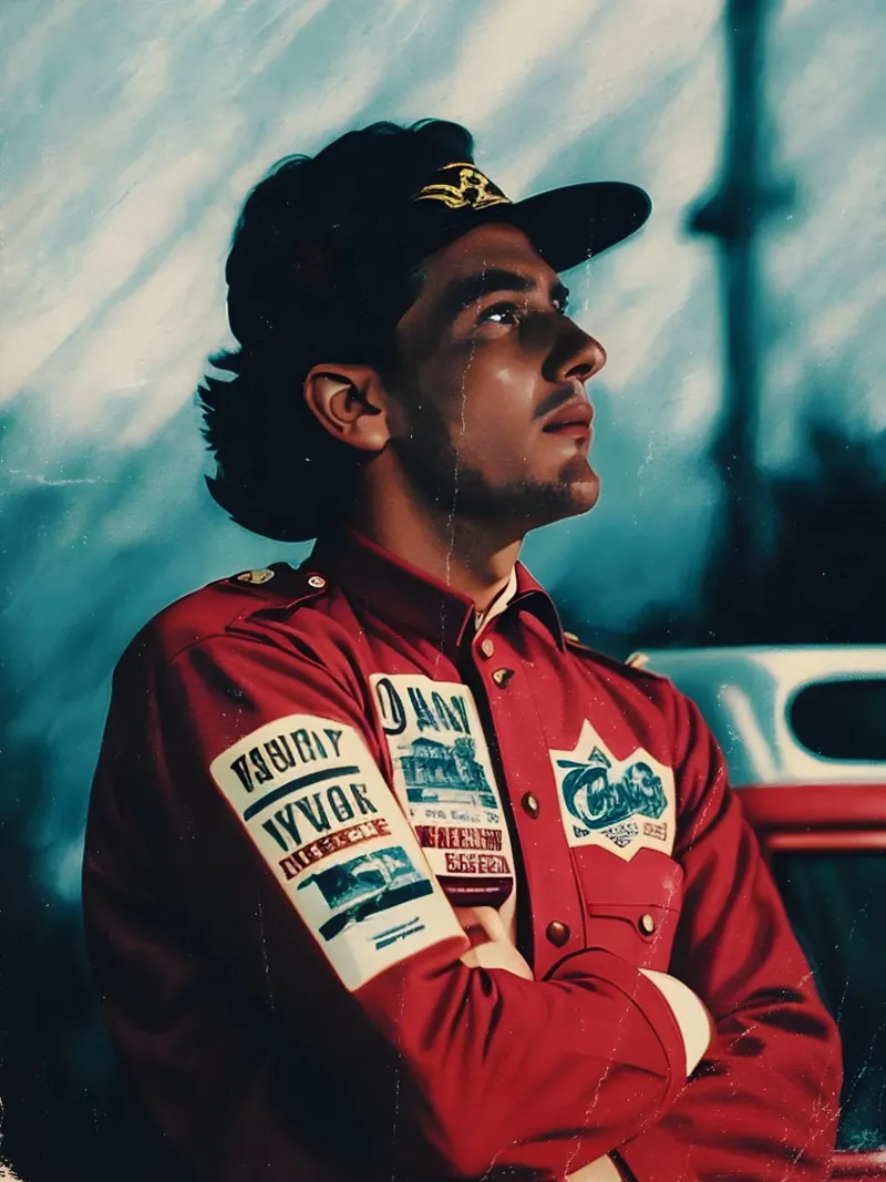 Ayrton Senna carta hahnemühle da Low poly art