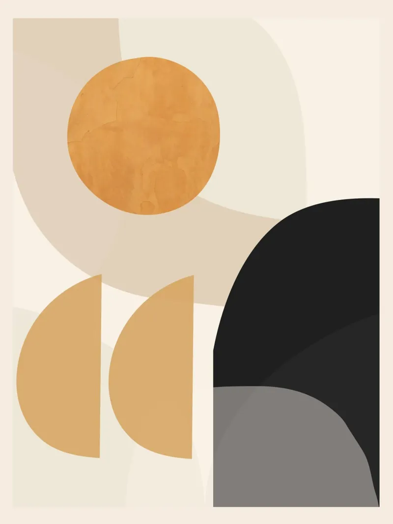 Abstract Minimal Shapes 81 hahnemühle by ThingDesign