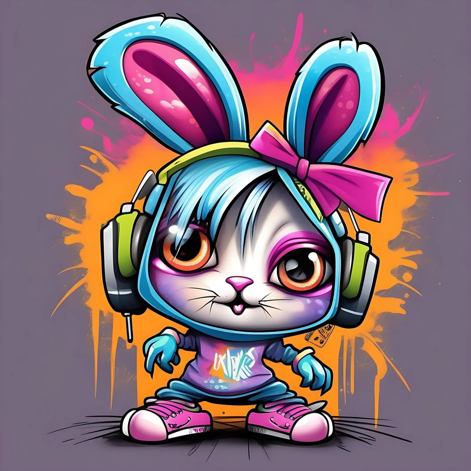 Hare_Style_K_1 metacrilato de Tierisch bunt by LK