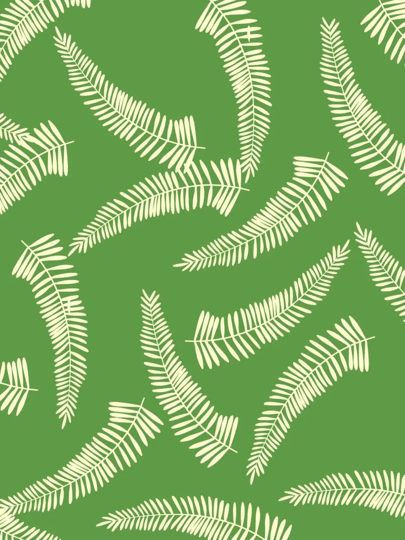 Foglie di palma verde carta hahnemühle da EDMPROJECT