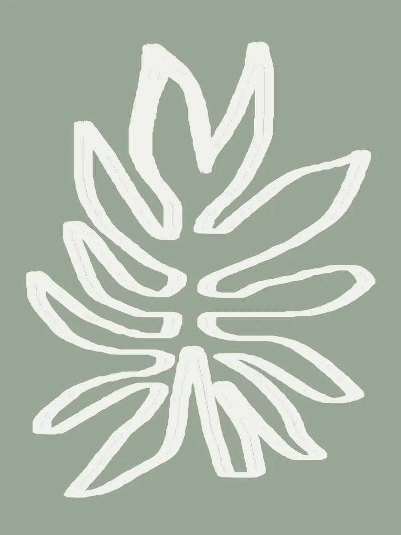 Abstract Leaf pellicola backlit da Flow Line