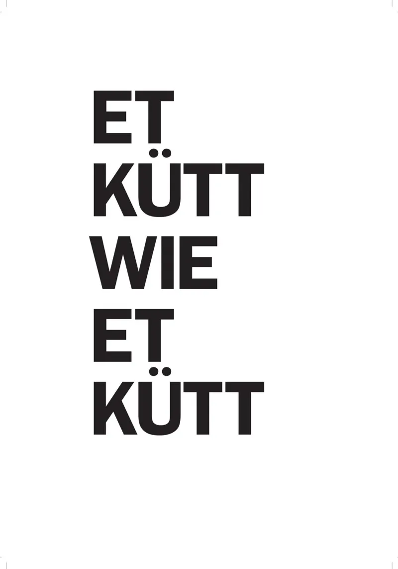 et kütt wie et kütt acrylic glass by Kavanga