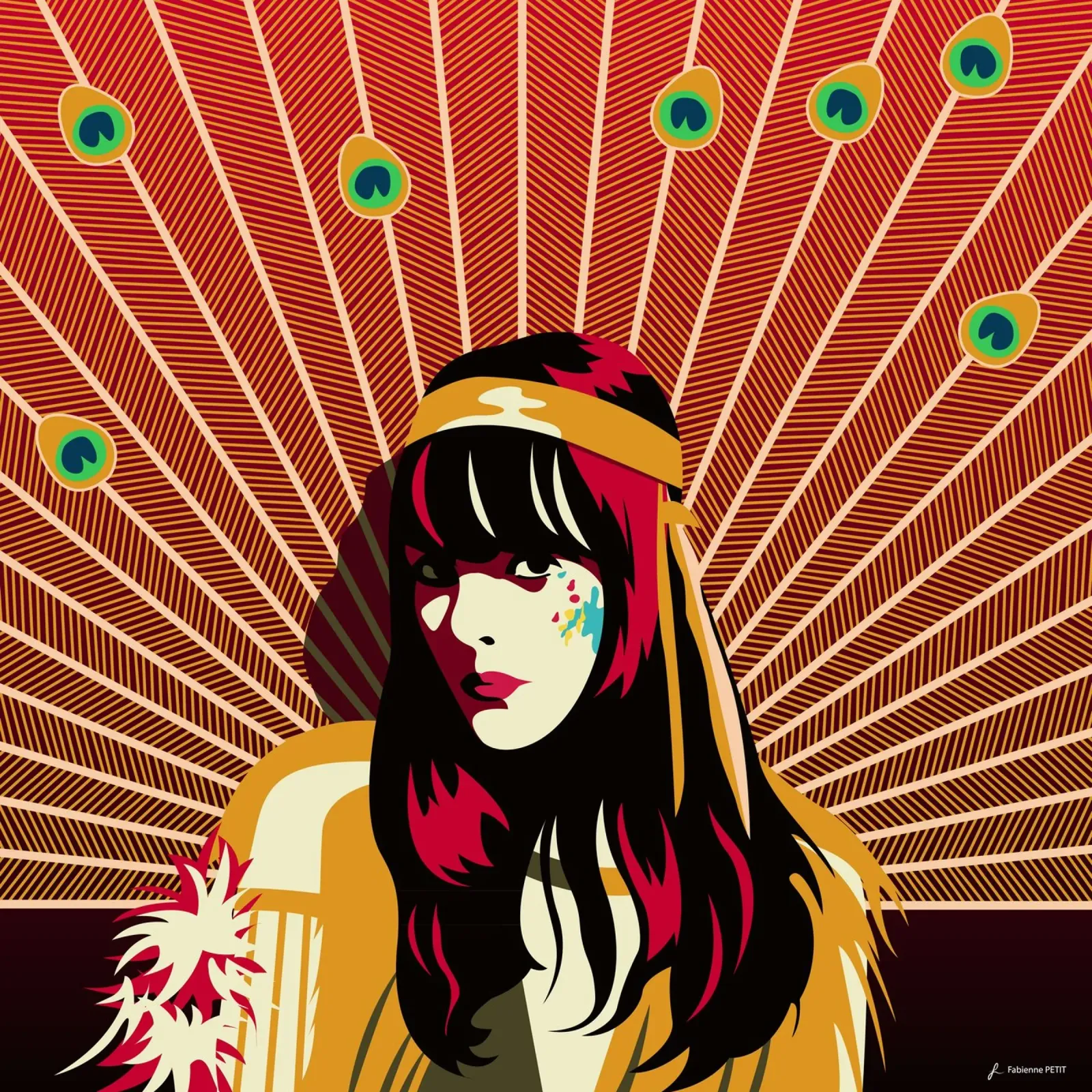 Bat For Lashes carta hahnemühle da Fabienne Petit