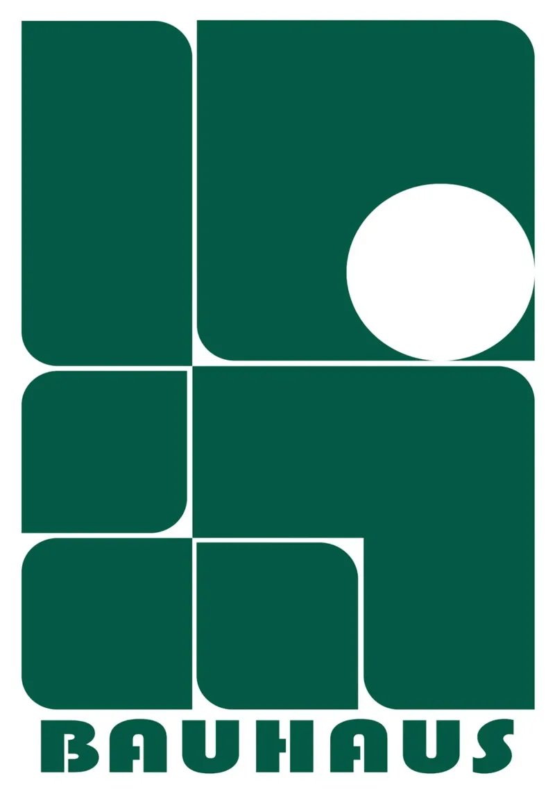 Bauhaus Forme astratte geometriche Verde Stampa pellicola backlit da NorwesClub