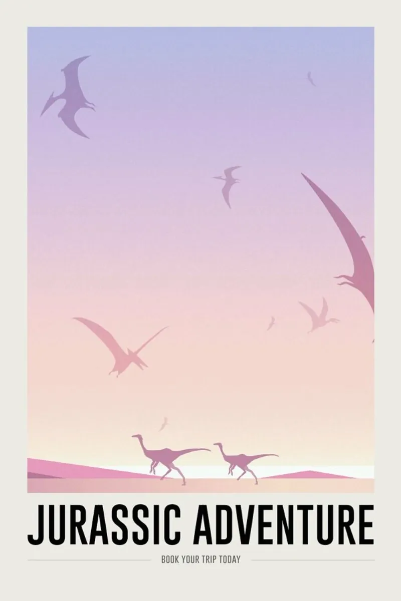 Jurassic Adventure II pellicola backlit da daylight design studio