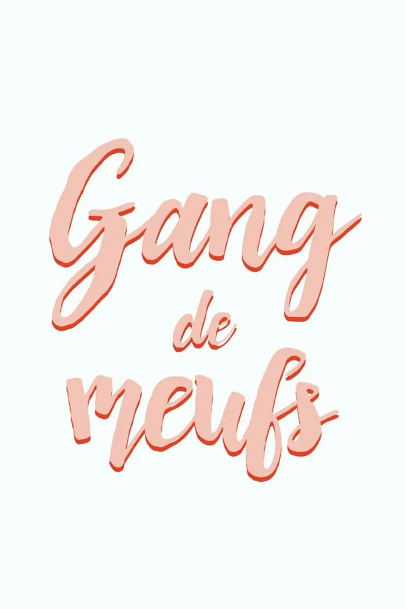 Gang de meufs poster con telaio in plastica da typed