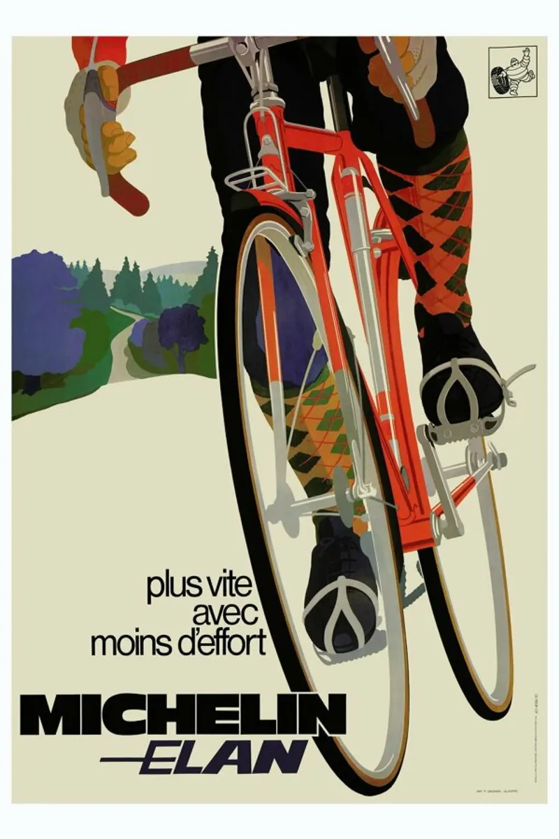 bike7 poster con telaio in alluminio da Robert Livingston