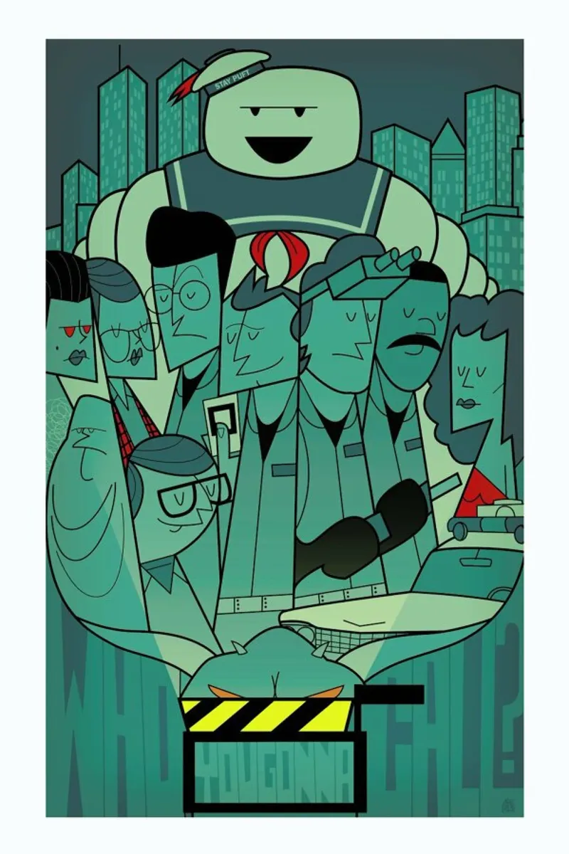 Who you gonna call? pellicola backlit da Ale Giorgini