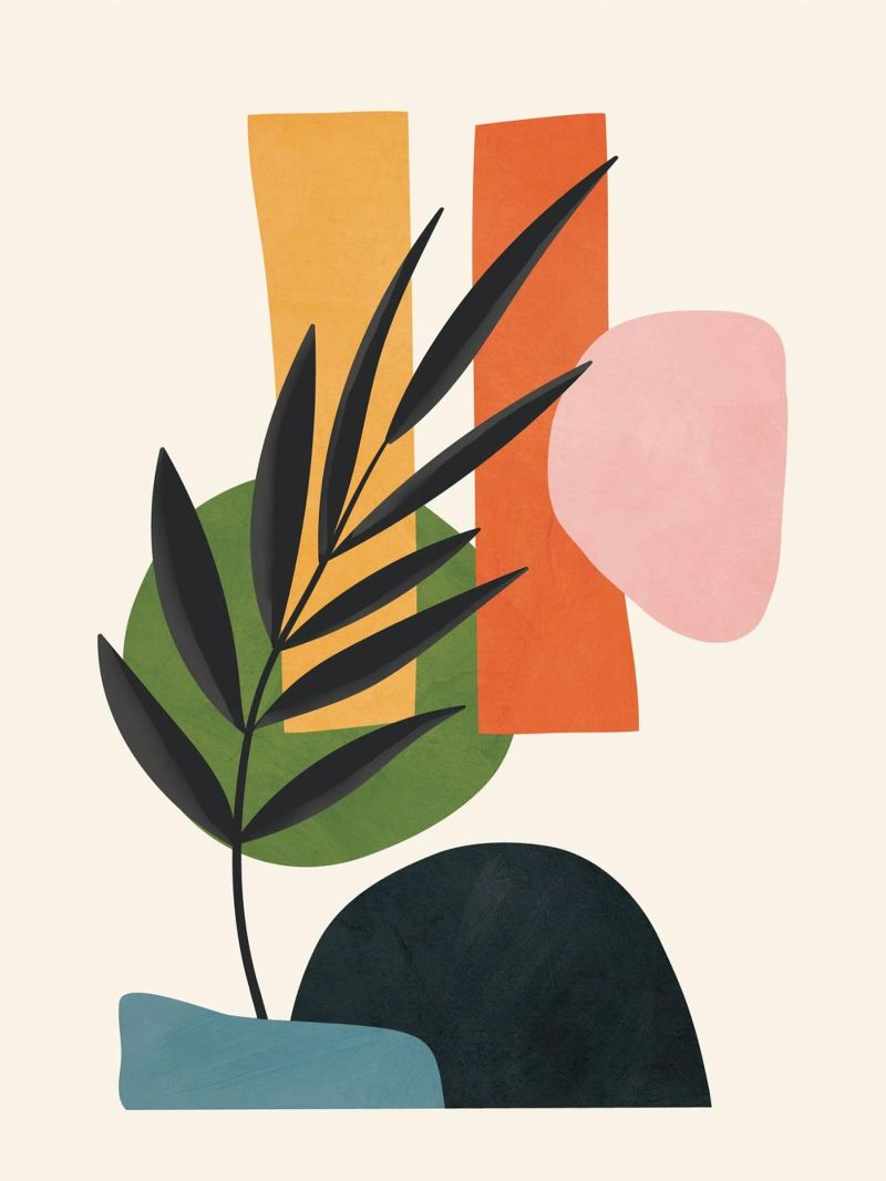 Abstract Minimal Shapes 55 pellicola backlit da Flow Line