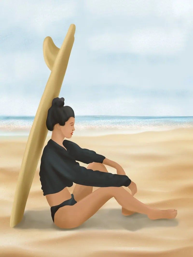 Surfboard Shade pellicola backlit da Flow Line
