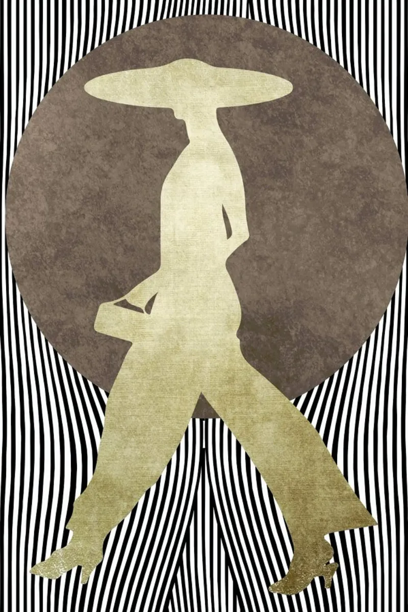 La Madame Noir poster by Kubistika