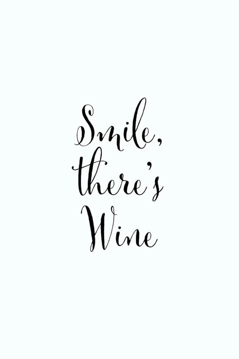 Smile there's Wine pellicola backlit da Ayleen