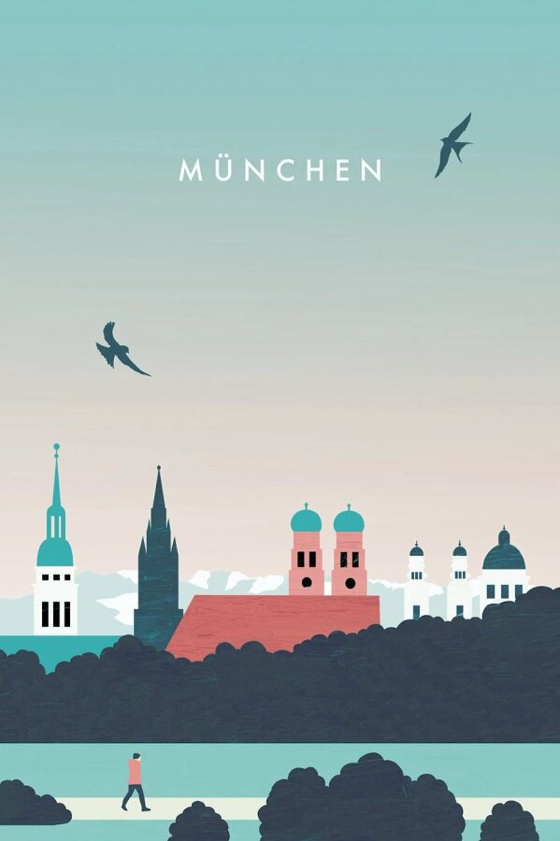 München Poster von Katinka Reinke
