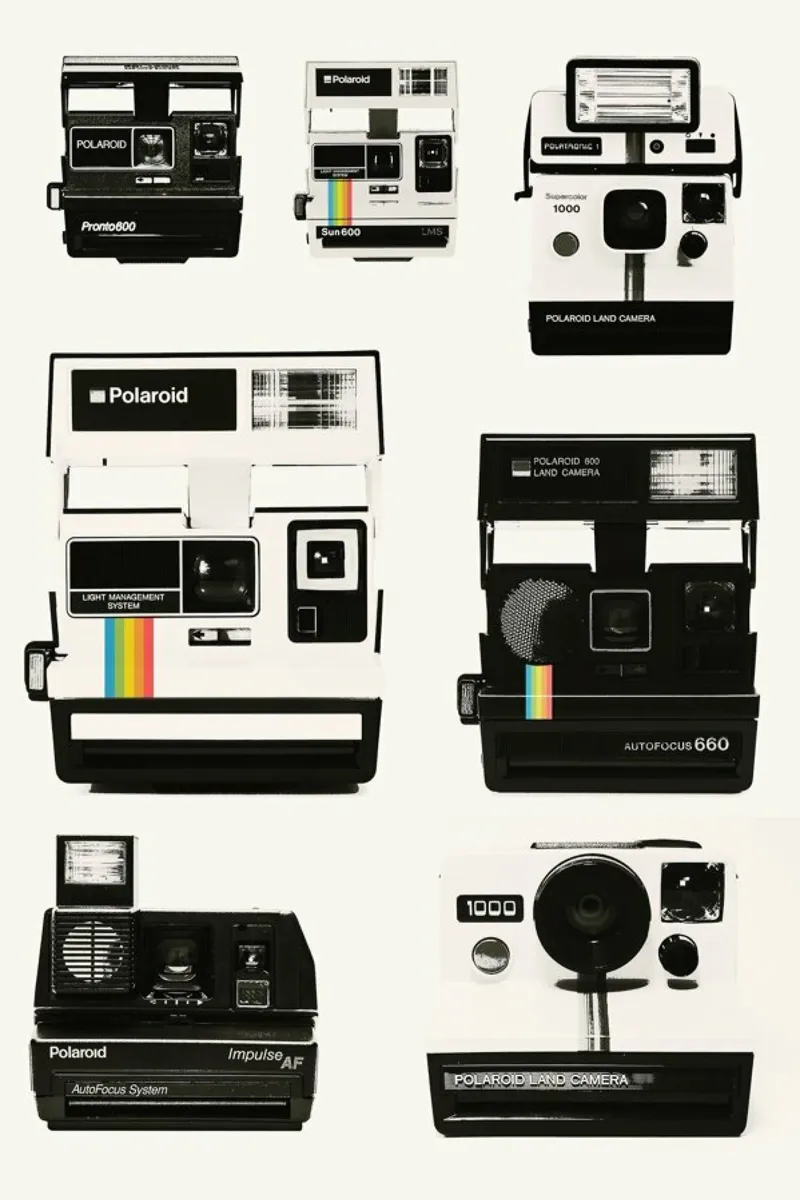 Instant Camera Collection pellicola backlit da Florent Bodart