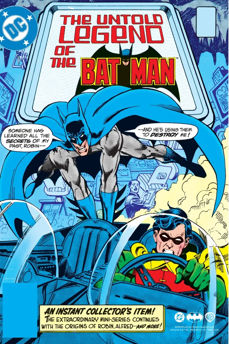 The Untold Legend of the Batman canvas van Comic Covers by Warner Bros.