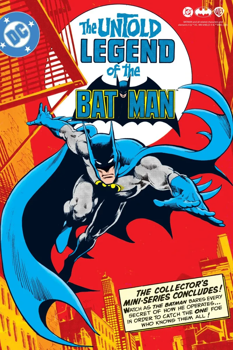 Batman - The Untold Legend carta hahnemühle da Comic Covers by Warner Bros.