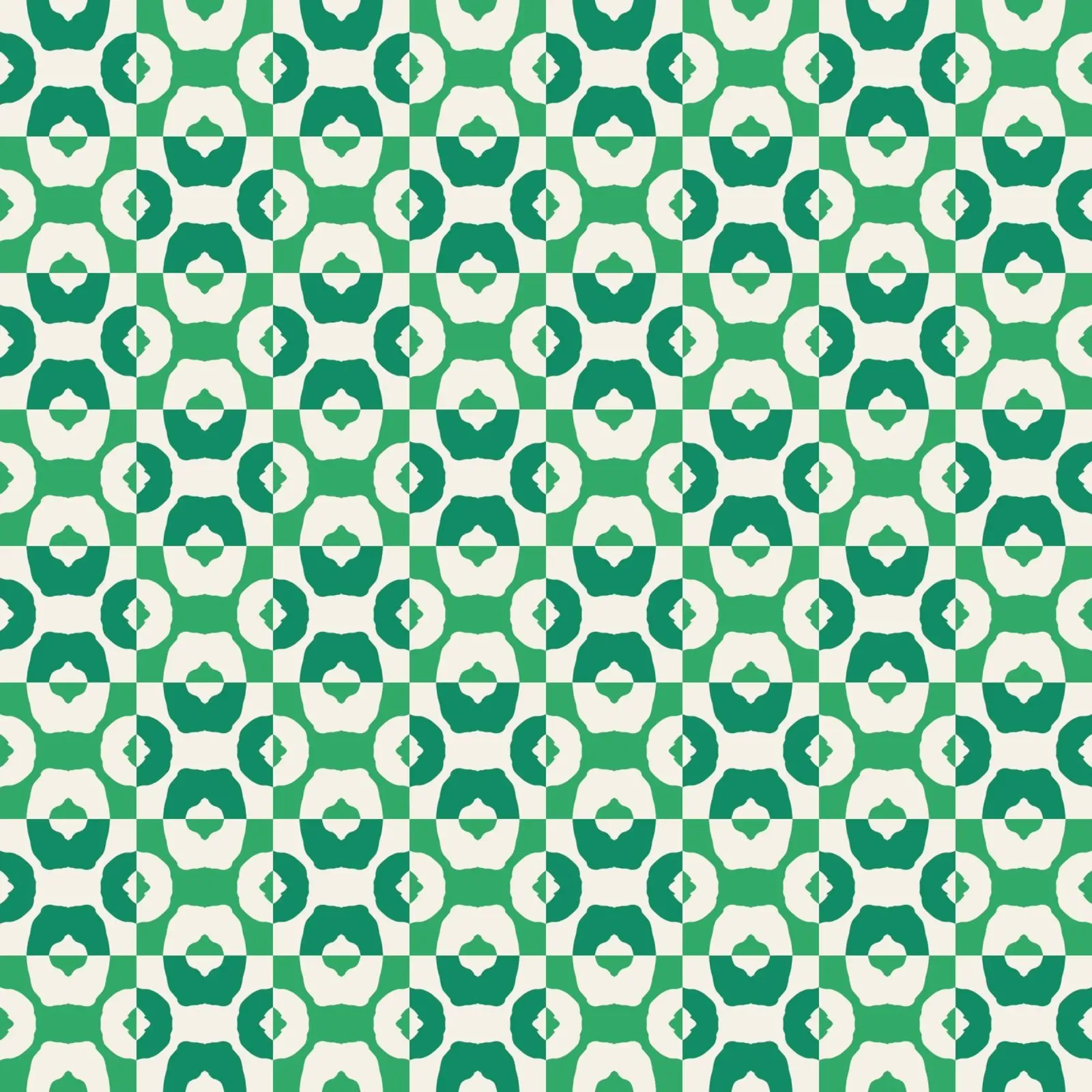 Motif tribal vert sans couture hahnemühle de Little Dean