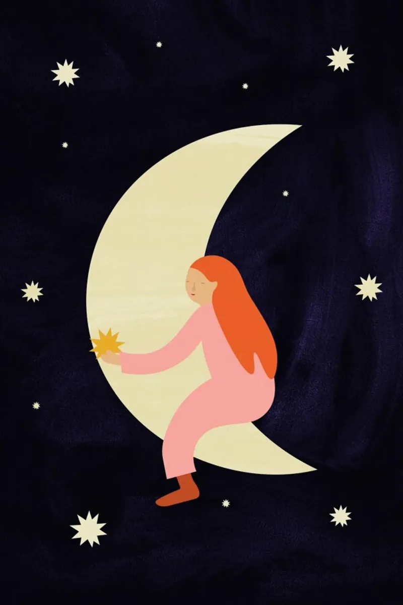 Lullaby Moon pellicola backlit da Little Flourishes