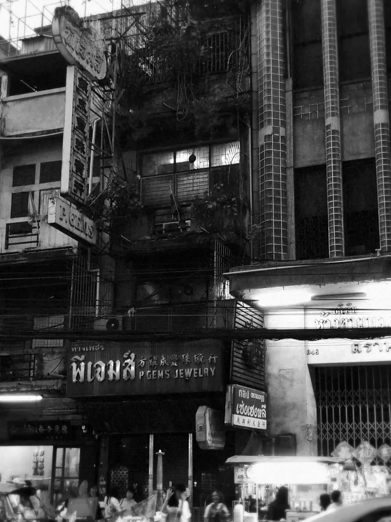 Bangkok 001 .01 poster con telaio in plastica da Kulenji