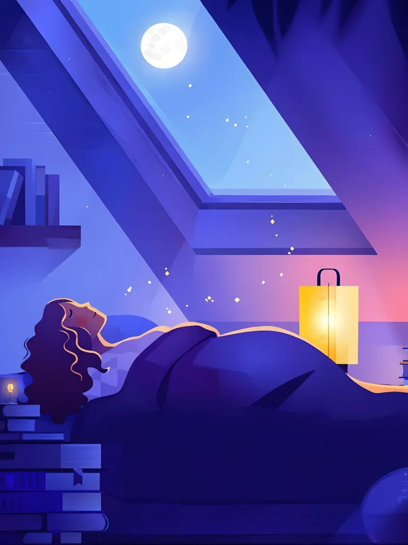 Sleeping Under The Moon Lofi Art hahnemühle de LoFi Gallery