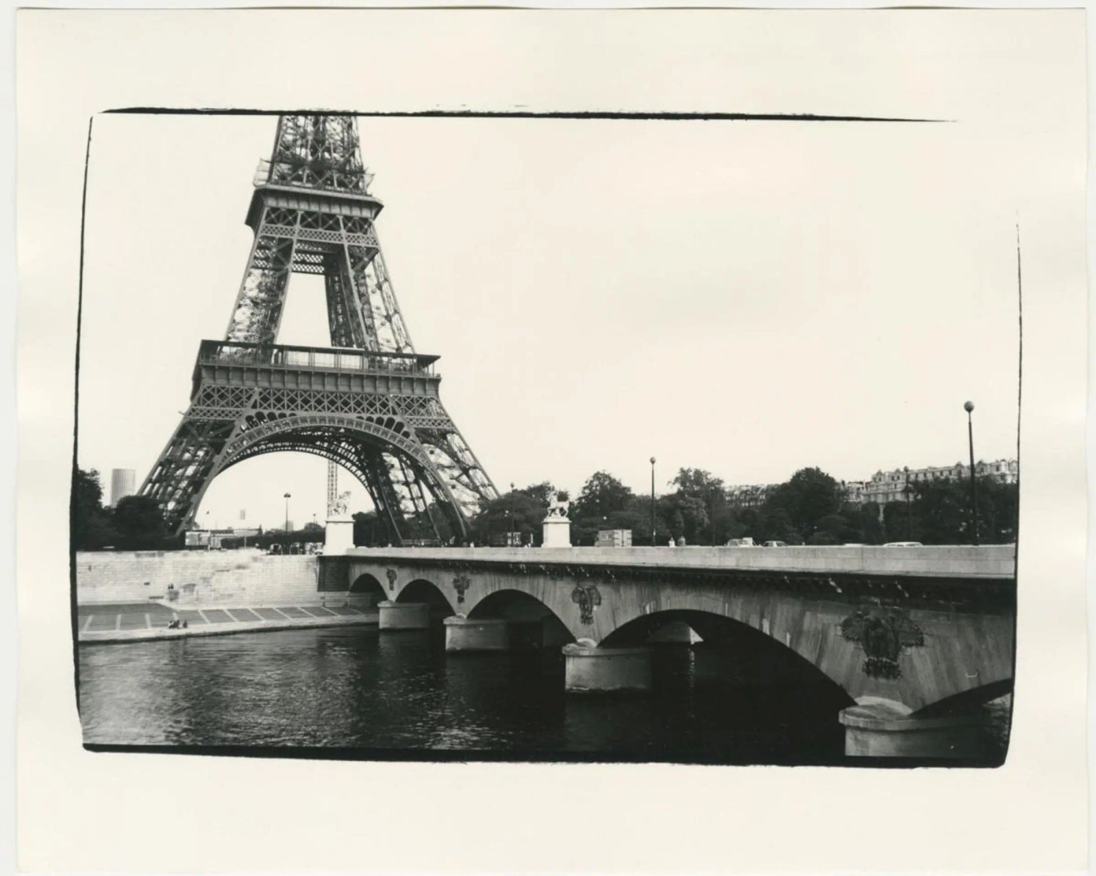 Torre Eiffel 1982 pellicola backlit da phillipp veisenberg