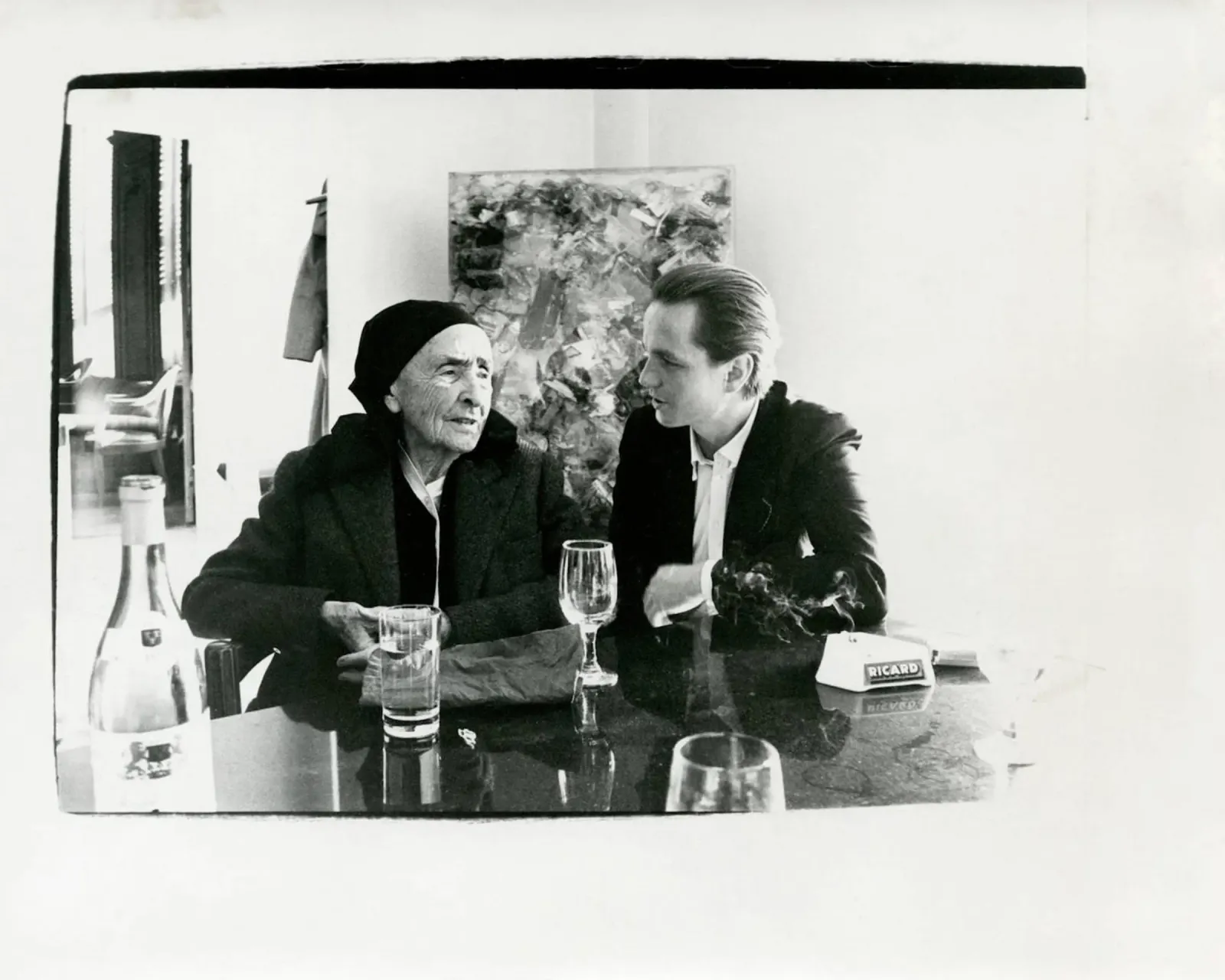 Georgia O Keefe e Juan Usle 1982 pellicola backlit da phillipp veisenberg