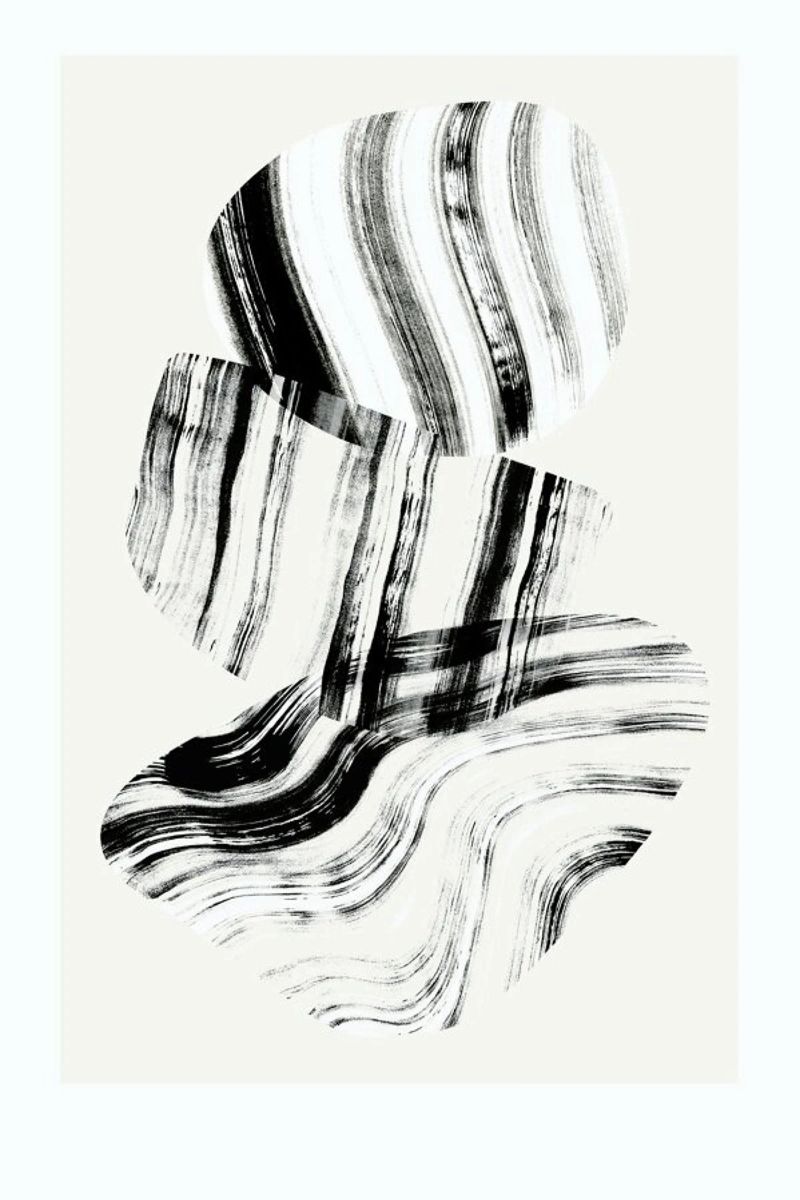 Negative Painting On Glass poster de Graphite