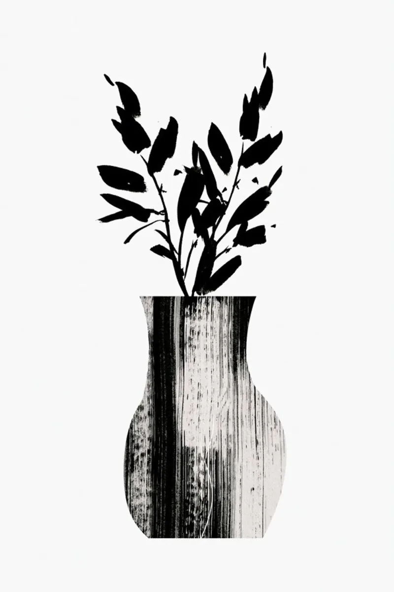 Vase poster con telaio in alluminio da Graphite
