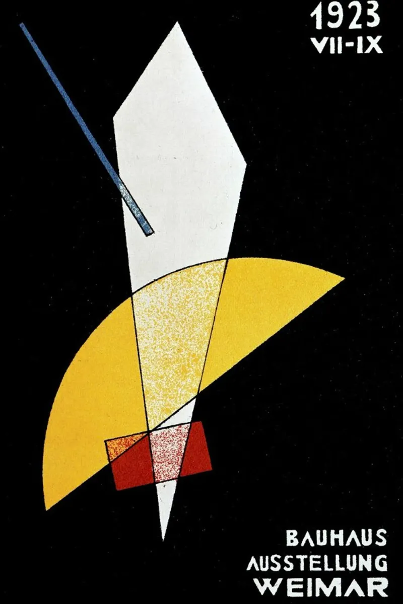 László Moholy-Nagy - Card for a Bauhaus Exhibition, Weimar metacrilato de ARTOTHEK