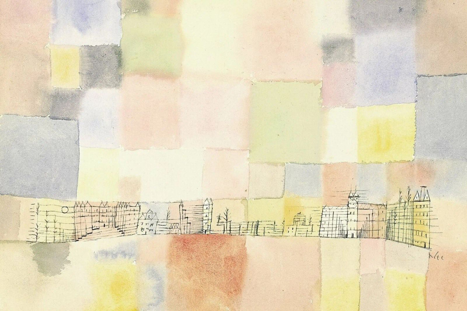 Klee - New Part of the Town M poster de ARTOTHEK