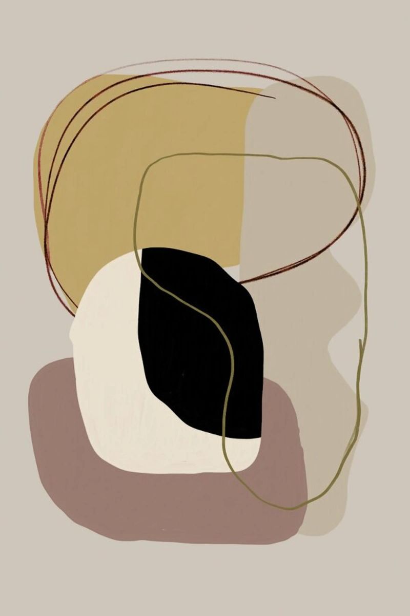 Graphic 264 Leinwand von Mareike Böhmer