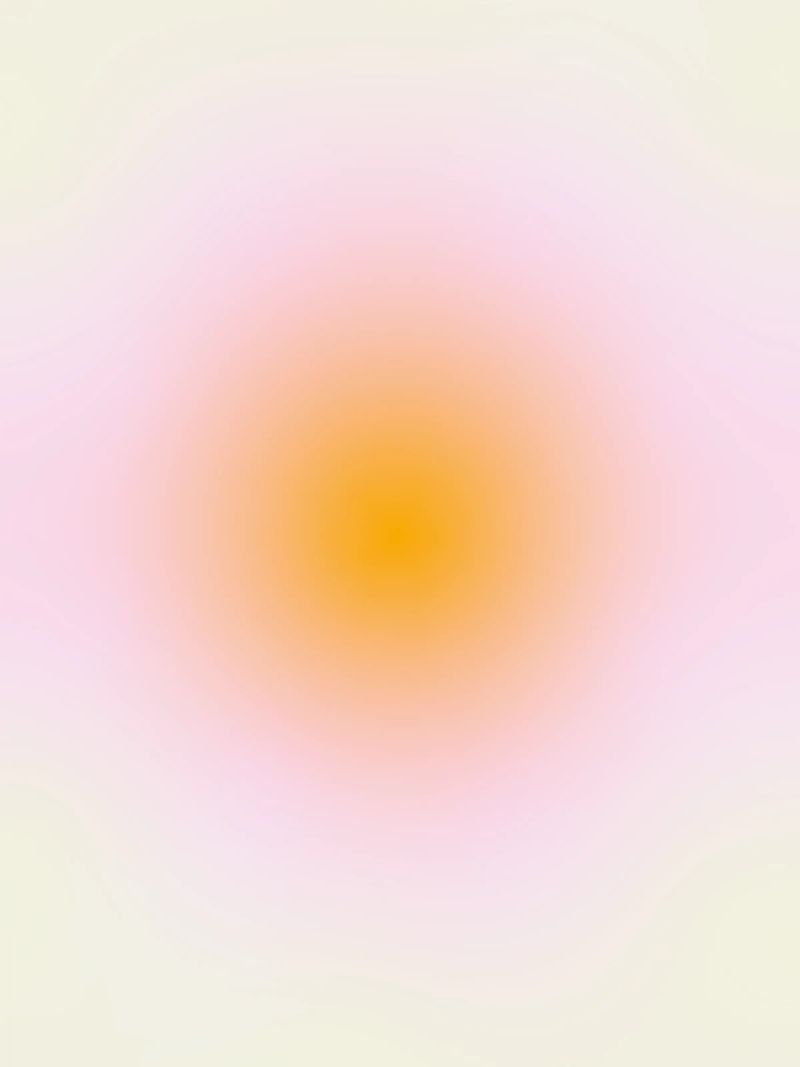 Sanfter Verlauf Blume rosa orange beige Poster von Katja Stehle Design