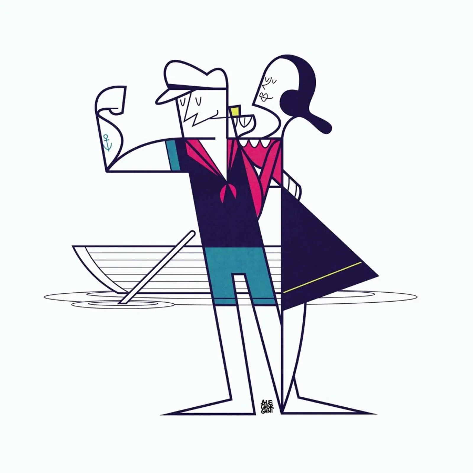 We will sail away pellicola backlit da Ale Giorgini
