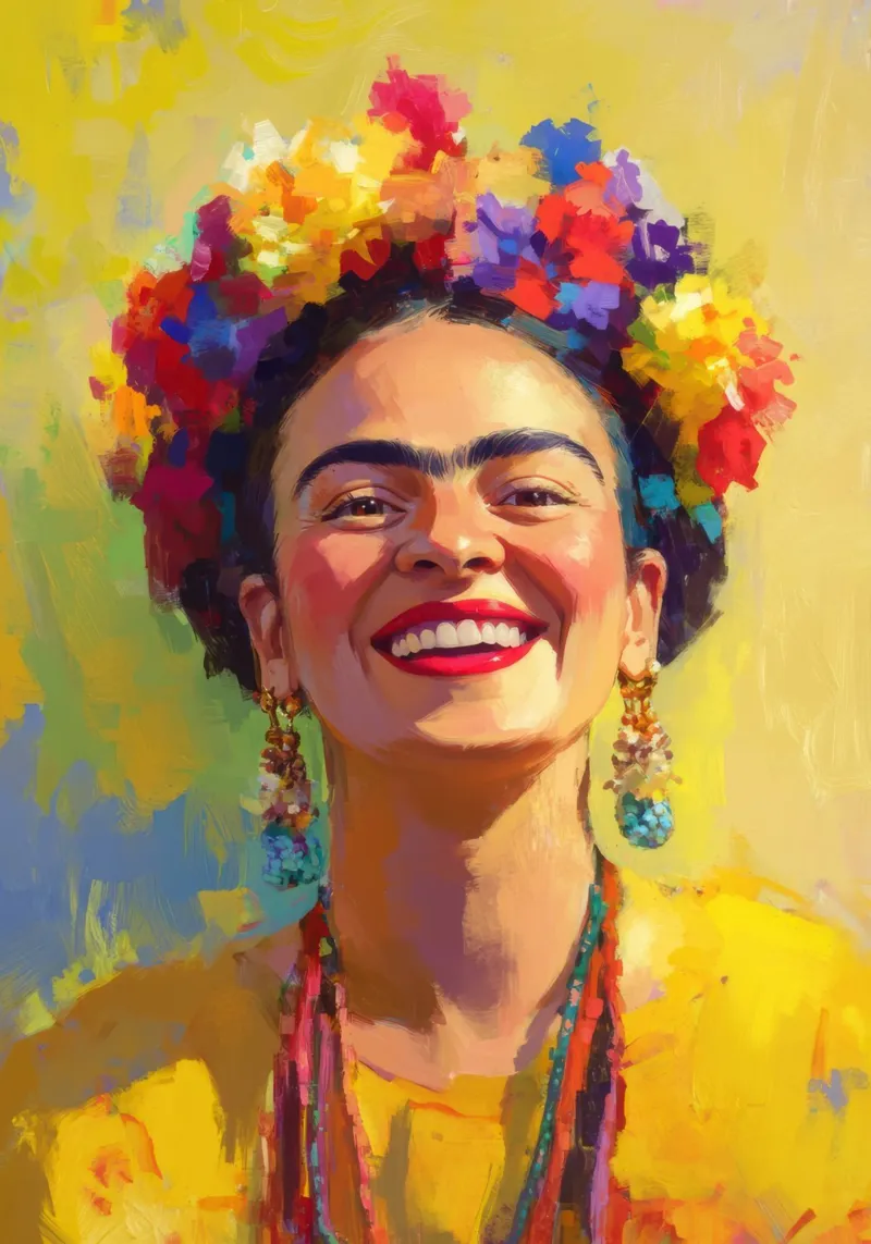 Frida Kahlo: I colori del trionfo, un omaggio alla vita carta hahnemühle da Fantasias Florales