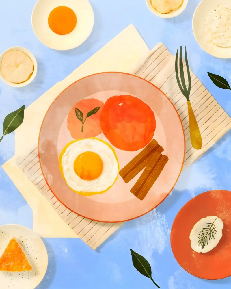 Savor the simple joys—sunny side up and soul wide open. canvas by 83oranges