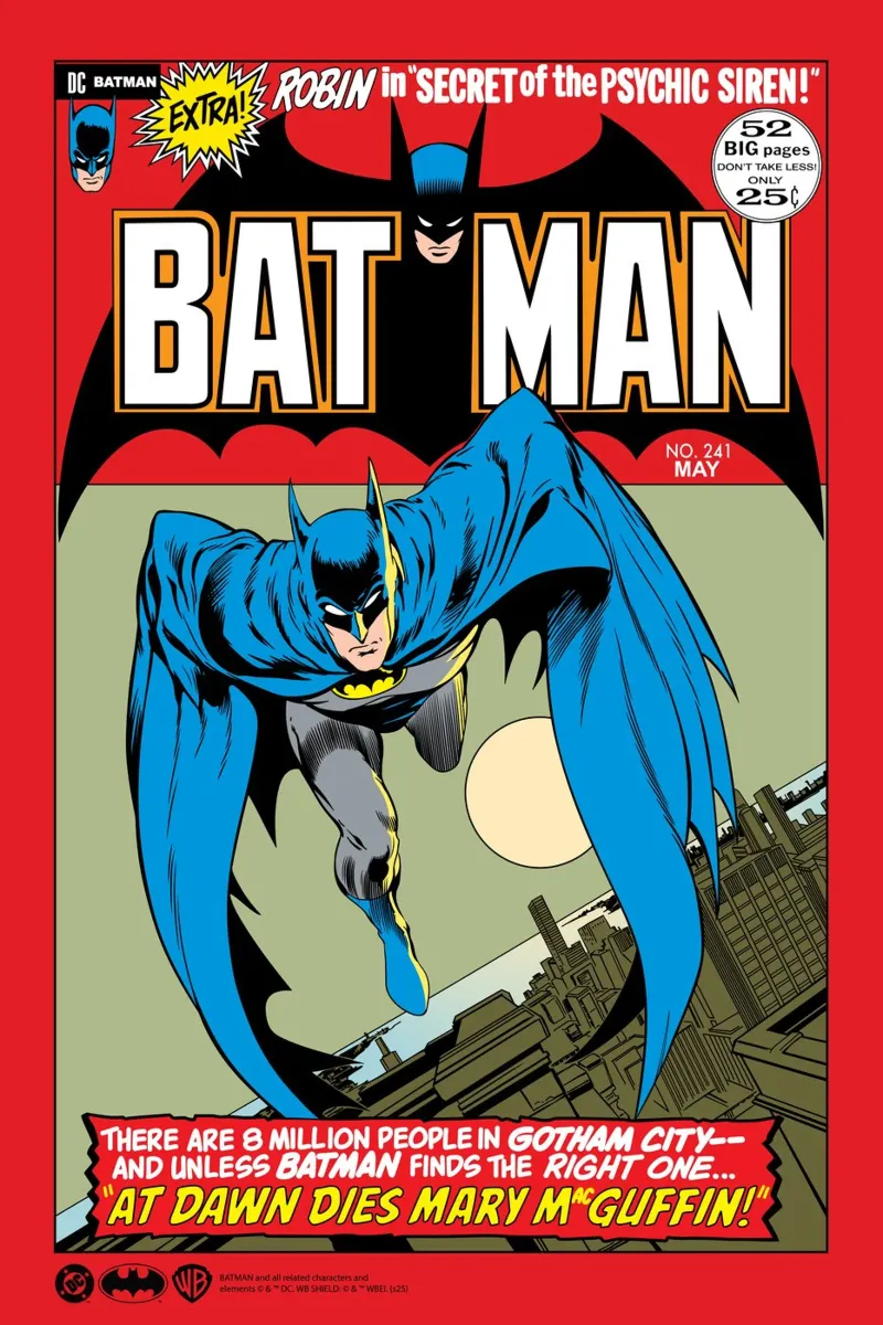 Batman #241 - At dawn dies Mary McGuffin! carta hahnemühle da Comic Covers by Warner Bros.