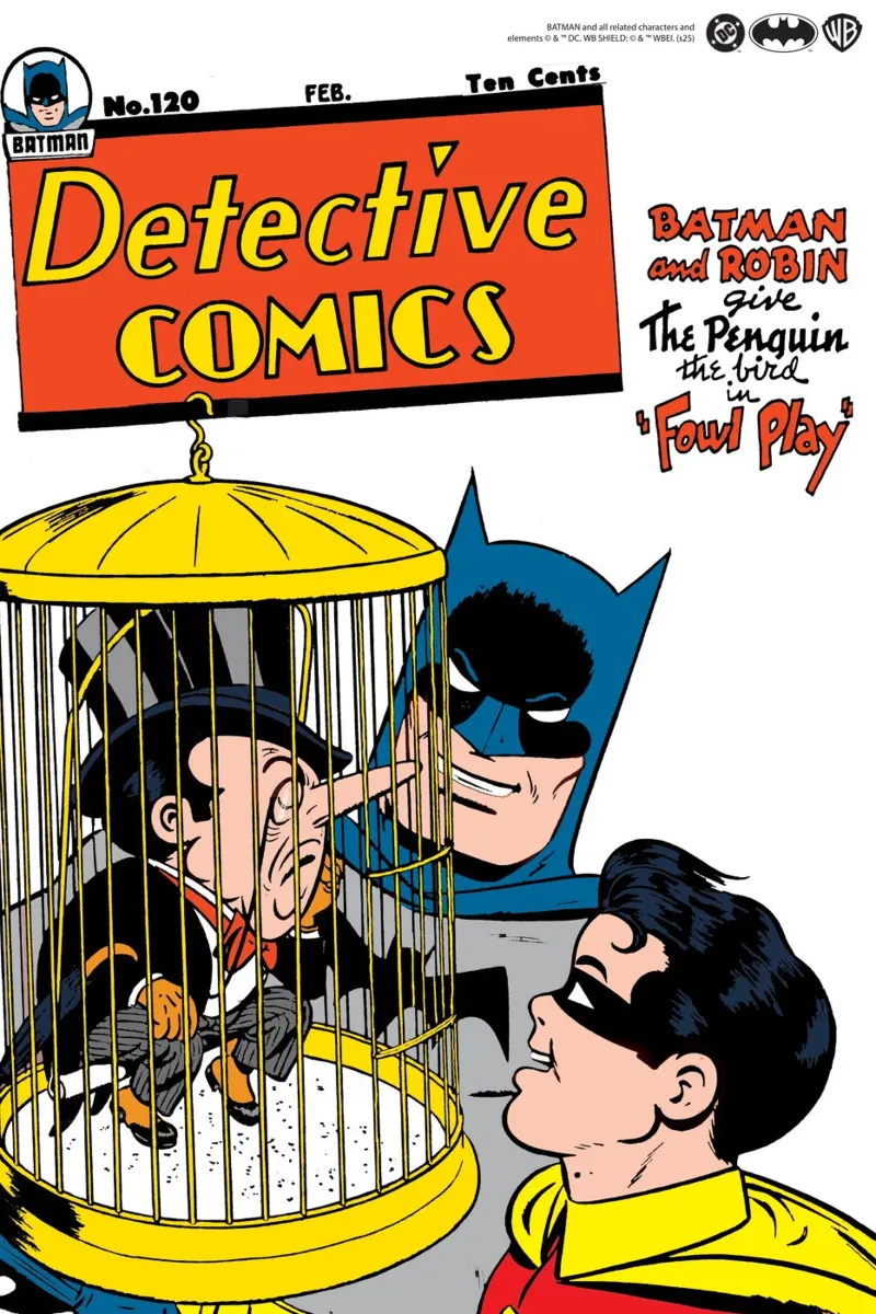 Detective Comics #120 - Batman & Robin hahnemühle by Comic Covers by Warner Bros.