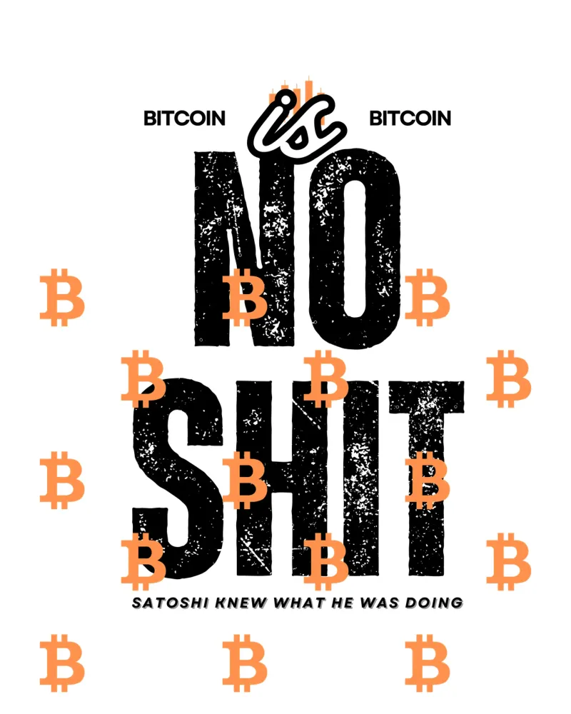 BTC_is_no_SH'T pellicola backlit da Crypto_Jungle
