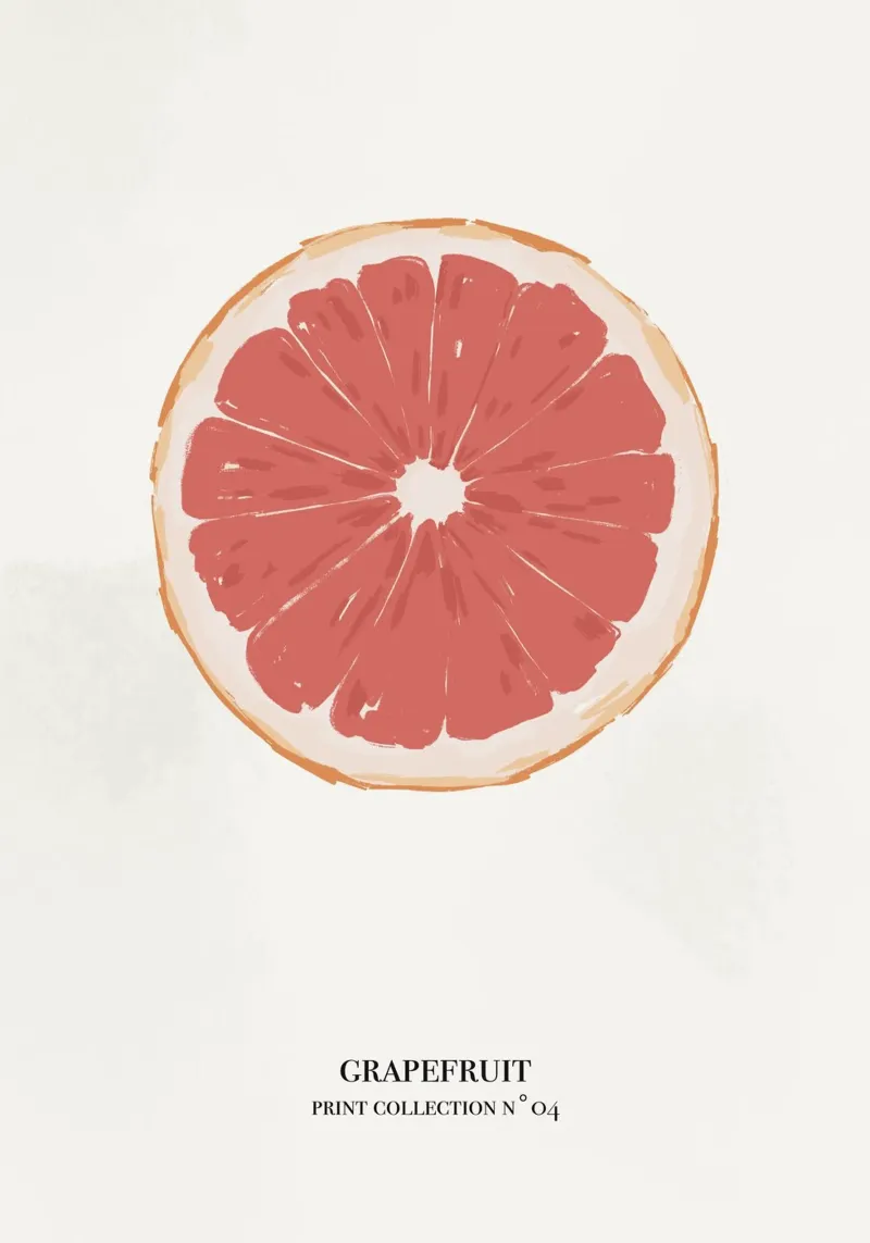 Illustrazione pamplemousse abstrait. pellicola backlit da Sixmai